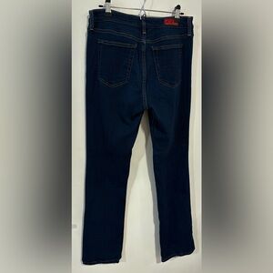 AG High-Rise Ballad Slim Boot in Dark Blue | Women’s Size 32 Adriano Goldschmied